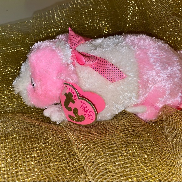 Ty Beanie Babies Collection 2004 Plush Rosa Hamster or Guinea Pig 6” - Picture 2 of 6